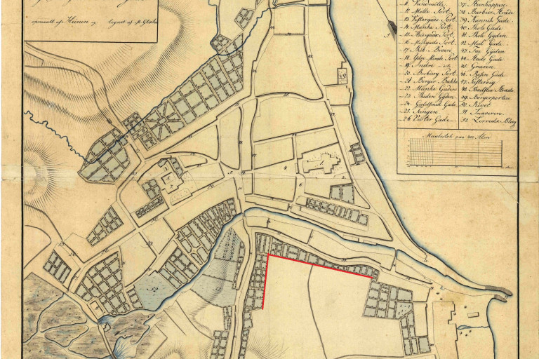 En ukendt toldsti i Aarhus?</br>Kort over Aarhus 1796