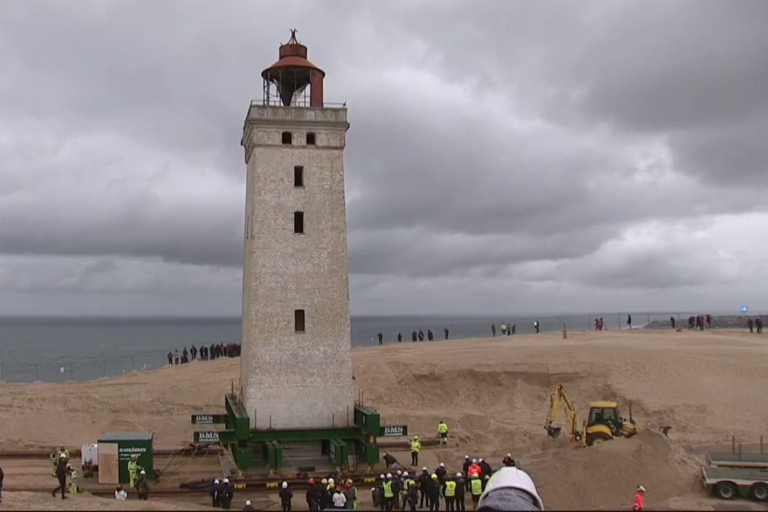 Klimaforandring i Jammerbugten</br>Flytning af Rubjerg Kunde 
<br />Video siills /TV2NORD