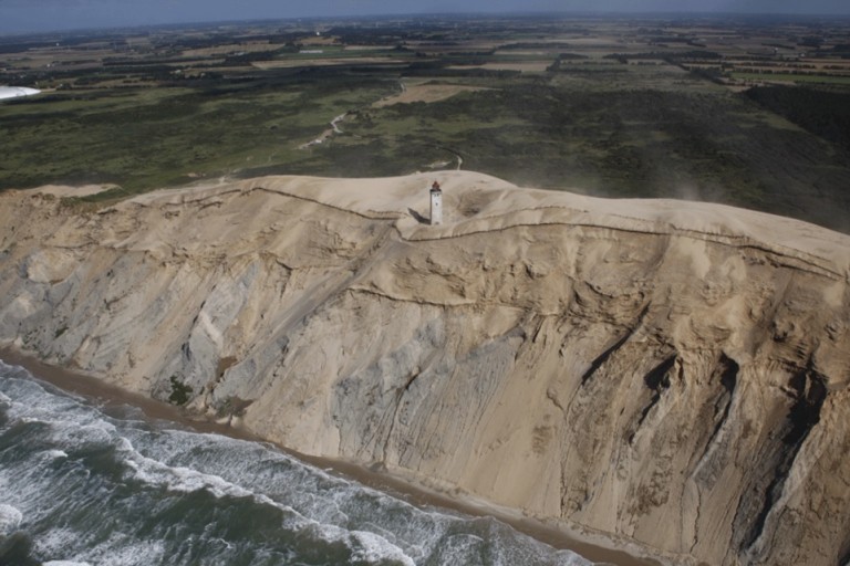 Klimaforandring i Jammerbugten</br>Rubjerg Fyr
<br />Foto: VisitLønstrup